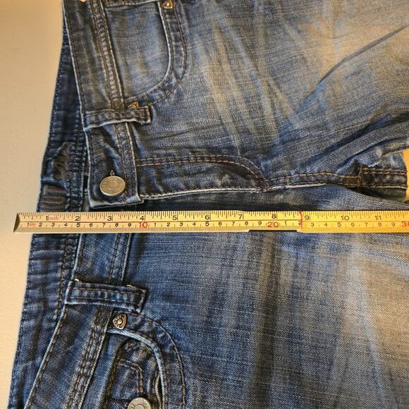 Kut from the Kloth Straight Jeans Women's 10 Blue Dark Wash Flap Pocket - Picture 11 of 16